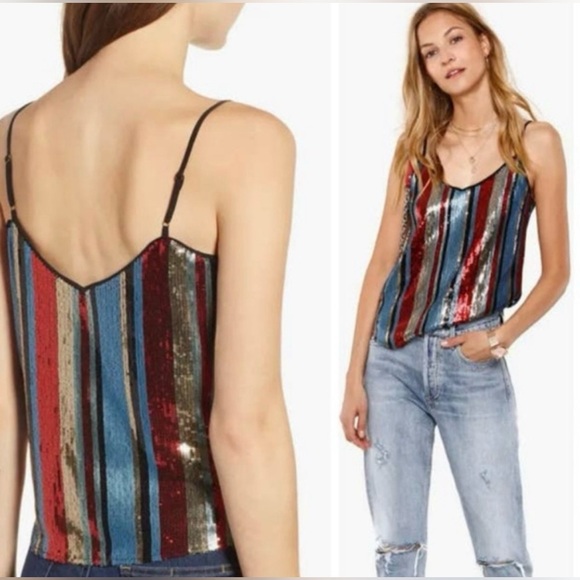 Heartloom Tops - NWT Heartloom Sequin Camisole - Women’s M - Glitter New Year’s Eve Sparkle
